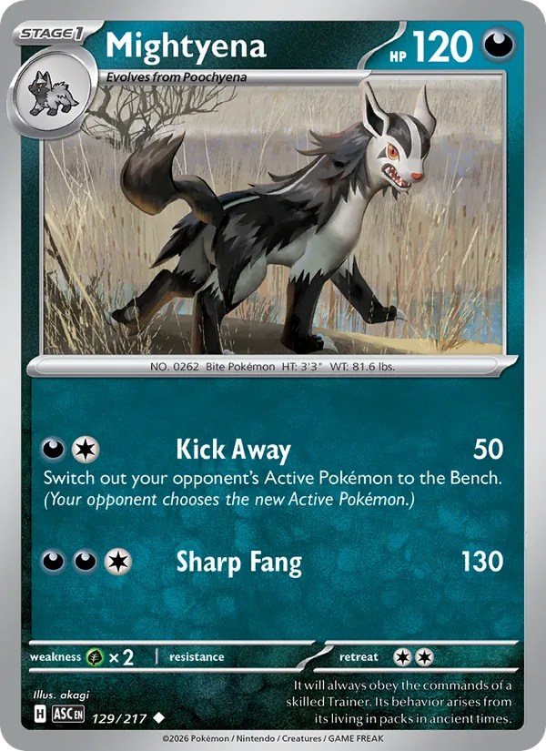 Mightyena, Ascended Heroes No. 129