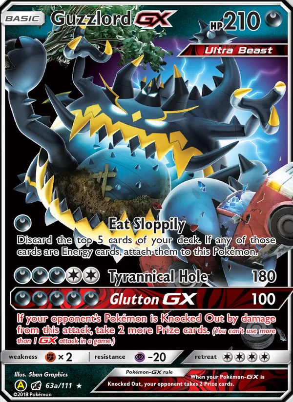Guzzlord-GX, Crimson Invasion Nº 63a