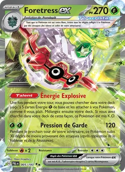 Foretress-ex, Évolutions à Paldea Nº 005 Holo