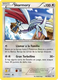 Skarmory, Cielos Rugientes No. 69 Normal