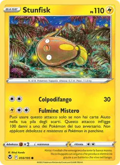Stunfisk, Tempesta Argentata Nº 055 Normal