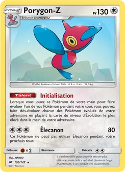 Porygon-Z, Ombres Ardentes No. 105 Holo