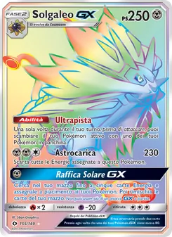 Solgaleo GX, Sole e Luna No. 155 Normal