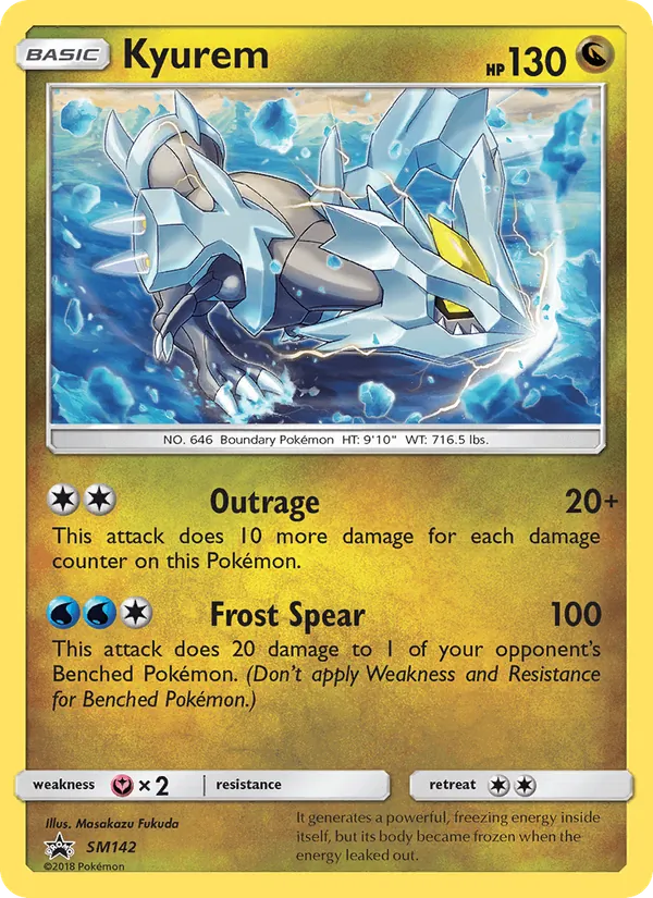 Kyurem, SM Black Star Promos Nº SM142