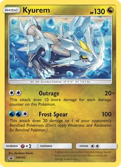 Kyurem, SM Black Star Promos No. SM142 Normal