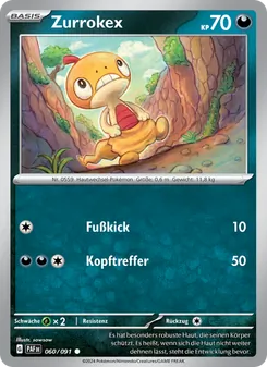Zurrokex, Paldeas Schicksale Nº 060 Normal