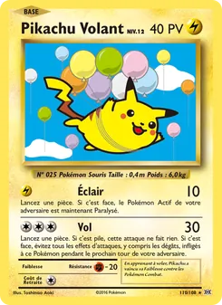 Pikachu Volant, Évolutions No. 110 Normal