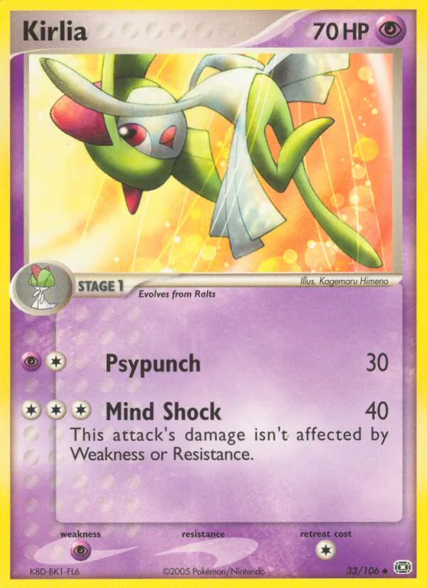 Kirlia, Emerald No. 33