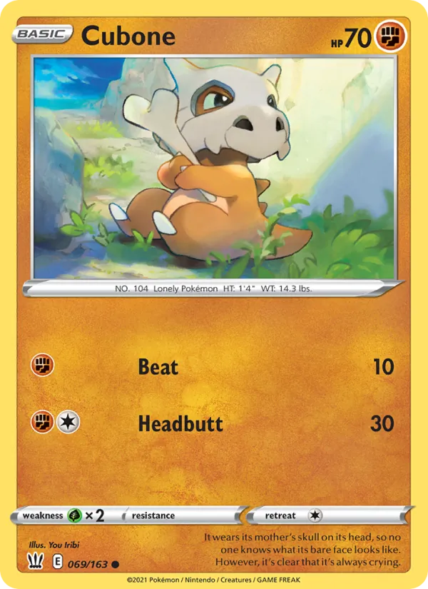 Cubone, Battle Styles Nº 69