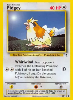 Pidgey, Legendary Collection No. 85 Normal