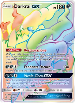 Darkrai GX, Ombre Infuocate Nº 158 Holo