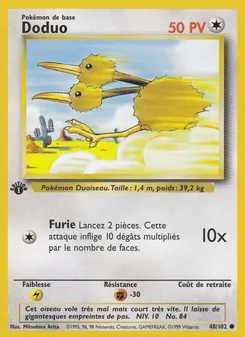Doduo, Set de Base No. 48 Normal