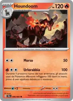 Houndoom, Segreto Fiabesco Nº 008 Normal