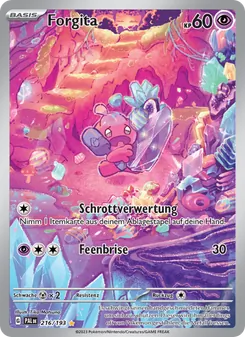Forgita, Entwicklungen in Paldea Nº 216 Holo