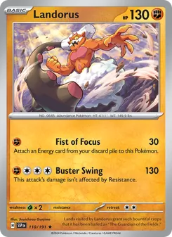 Landorus, Surging Sparks Nº 110 Holo