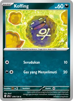 Koffing, Ikatan Takdir Nº 078 Normal
