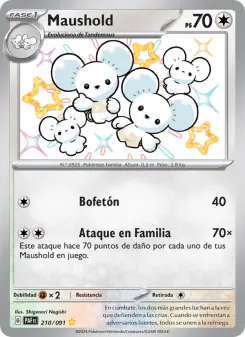Maushold, Destinos de Paldea Nº 210 Holo