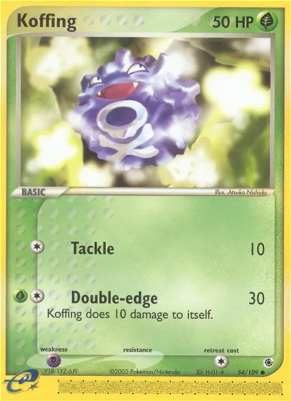 Koffing, Ruby & Sapphire Nº 54