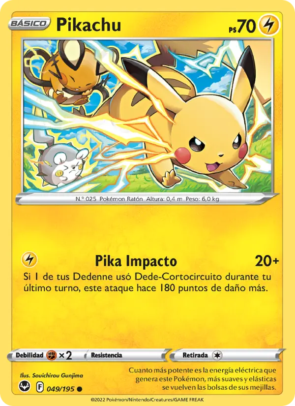 Pikachu, Tempestad Plateada No. 049