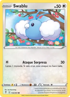 Swablu, Cielos Evolutivos Nº 132 Normal