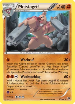 Meistagrif, XY Nº 67 Normal