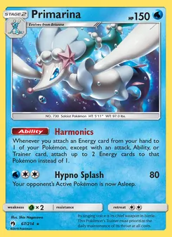 Primarina, Lost Thunder Nº 67 Normal