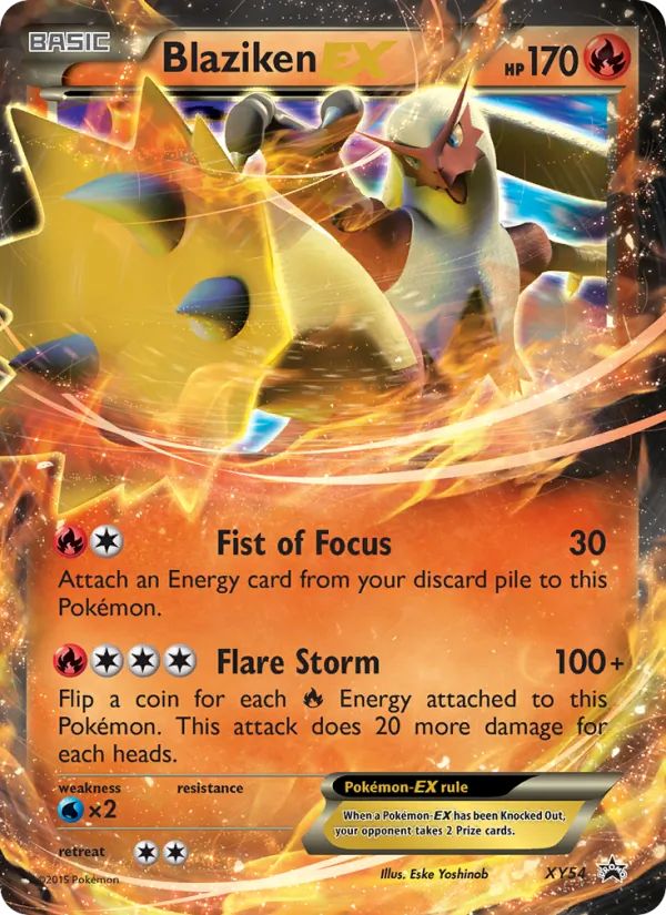 Blaziken EX, XY Black Star Promos No. XY54
