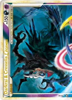 Darkrai & Cresselia LÉGENDE, Triomphant Nº 99 Holo