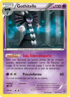 Gothitelle, Puños Furiosos No. 41 Normal