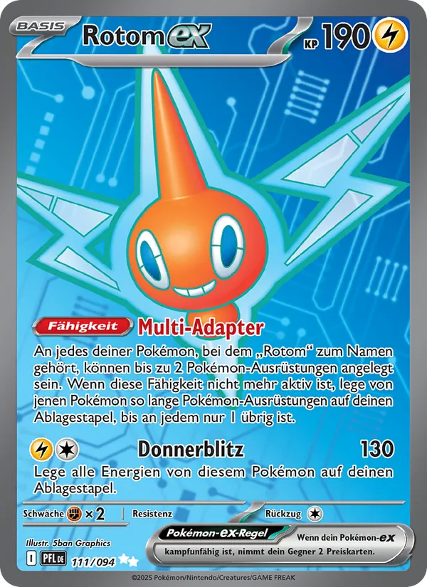 Rotom-ex, Fatale Flammen No. 111