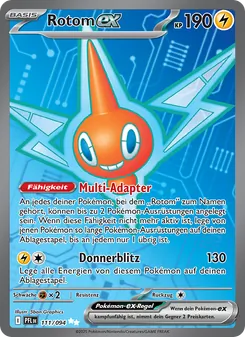 Rotom-ex, Fatale Flammen Nº 111 Holo
