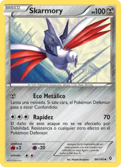 Skarmory, Fronteras Cruzadas No. 96 Normal