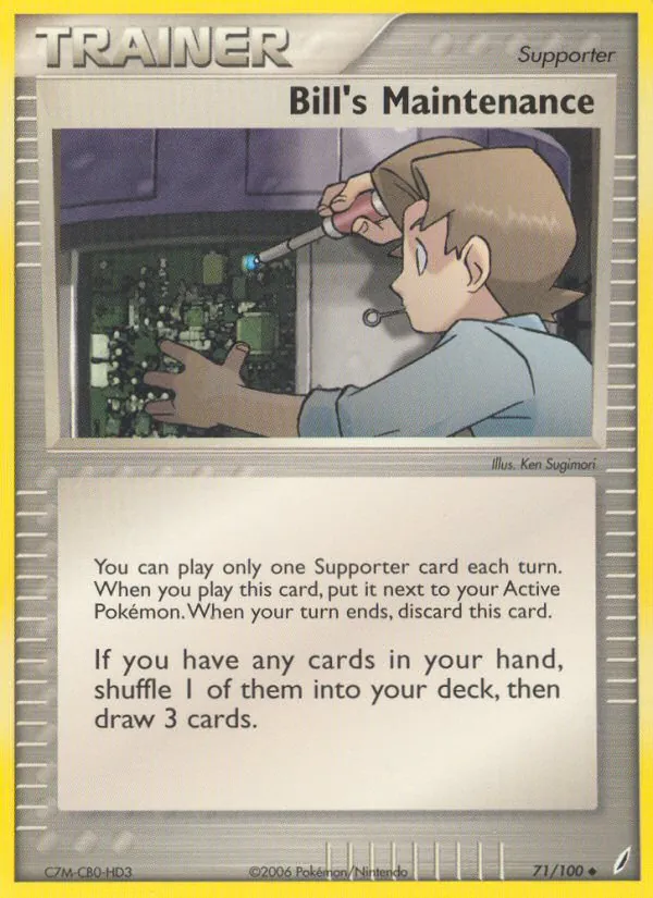 Bill's Maintenance, Crystal Guardians No. 71