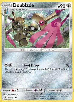 Doublade, Team Up Nº 108 Normal