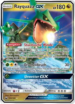 Rayquaza GX, Sturm Am Firmament Nº 109 Normal