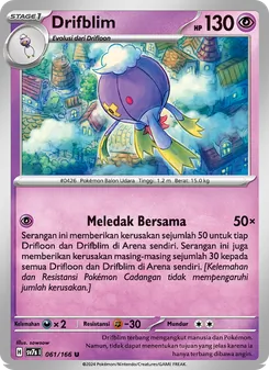 Drifblim, Bimbingan Rasi Nº 061 Normal