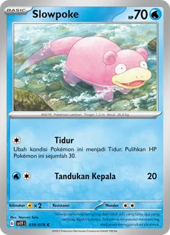 Slowpoke, Violet ex Nº 019 Normal