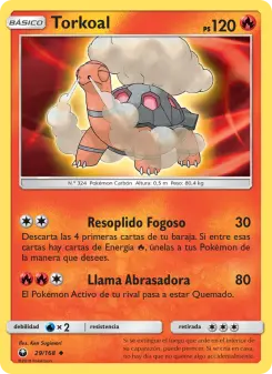 Torkoal, Tormenta Celestial No. 29 Normal