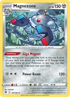 Magnezone, Astral Radiance No. 107 Holo