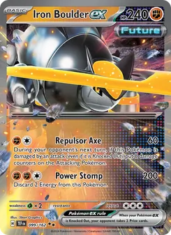 Iron Boulder ex, Temporal Forces Nº 099 Holo