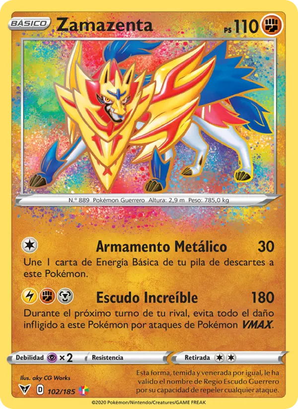 Zamazenta, Voltaje Vívido No. 102