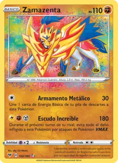 Zamazenta, Voltaje Vívido Nº 102 Holo