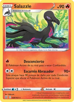 Salazzle, Estilos de Combate Nº 28 Normal