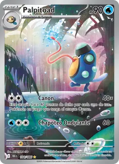 Palpitoad, Fulgor Negro Nº 104 Holo