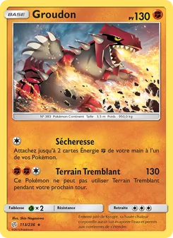 Groudon, Éclipse Cosmique No. 113 Normal
