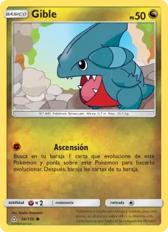 Gible, Ultraprisma Nº 96 Normal