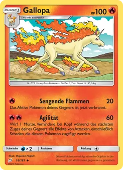 Gallopa, Teams Sind Trumpf No. 18 Normal