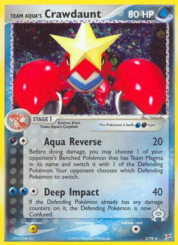Team Aqua's Crawdaunt, Team Magma vs Team Aqua Nº 2