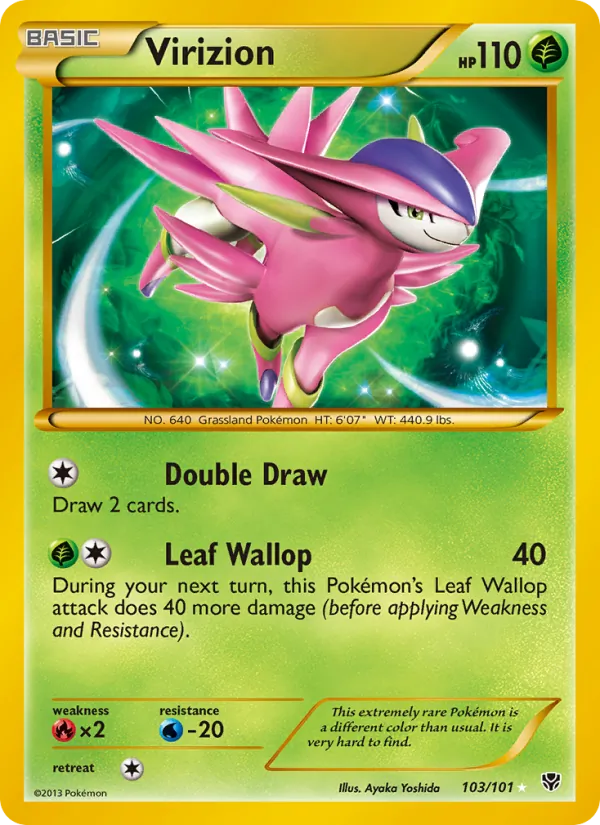 Virizion, Plasma Blast Nº 103