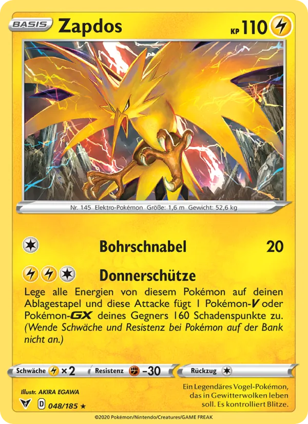 Zapdos, Farbenschock No. 48
